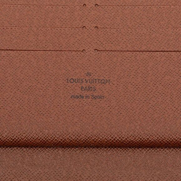 Louis Vuitton Monogram Zippy Organizer M62581 Brown PVC Leather Women's Louis - Picture 6 of 7